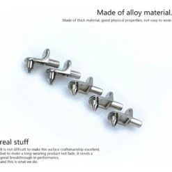 50PCS Taquet Etagere Support Étagères De Métal Nickelé Goupilles De Support Pour Armoire Bureau Accessoires -Mottetch Boutique 65109480 3