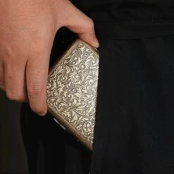 Etui à Cigarettes En Métal Etui à Cigarettes En Métal 20 Cigarettes, étui à Cigarettes Antique Gravé, Aspect élégant, Qualité Unique -Mottetch Boutique 65263862 5