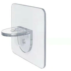 [16 Pièces] Support De Sol D'armoire Autocollant, Renforcé Adhésif Pour Support D'étagère, Support D'étagère Sans Perçage, Support De Sol, Support D'étagère, Support D'étagère En Verre Transparent -Mottetch Boutique 65629041 3