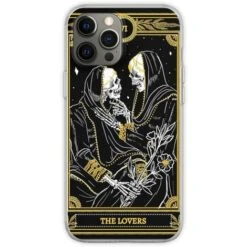 Compatible Avec L'iPhone 12 Mini Coque The Lovers Tarot Card Signification : Amour, Santé, Argent Et Plus TPU Souple Antichoc Housse De Protection Pour Téléphone
