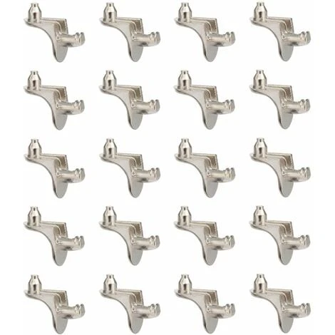 20x Taquet En Acier Finition Nickel Pour étagère équerre Tenon 5mm Support Attache Placard Meuble Armoire Fixation Universel 1 20x Taquet En Acier Finition Nickel Pour étagère équerre Tenon 5mm Support Attache Placard Meuble Armoire Fixation Universel