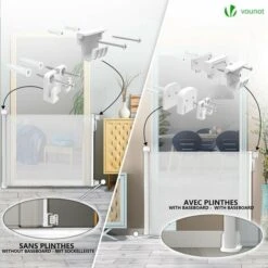 Barriere De Securite Retractable 180cm Blanc -Mottetch Boutique 72050639 4