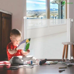 Barriere De Securite Retractable 180cm Blanc -Mottetch Boutique 72050639 5