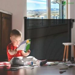 Barriere De Securite Retractable 180cm Noir -Mottetch Boutique 72050642 5