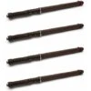 4x Support D'étagère Caché Invisible Flottant Marron Capacité 15kg Console Fixation Murale Suspendue Tiroir Meuble Mur Dissimulé Décoration DIY, 10 X 100mm