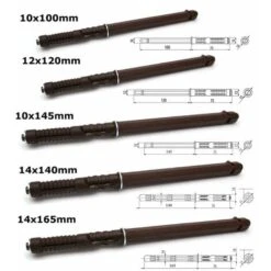 4x Support D'étagère Caché Invisible Flottant Marron Capacité 15kg Console Fixation Murale Suspendue Tiroir Meuble Mur Dissimulé Décoration DIY, 10 X 100mm -Mottetch Boutique 72150584 4