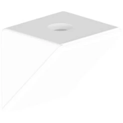 Taquet D'assemblage Simple Blanc - Lot De 12 Pièces