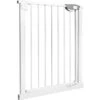Froadp Barrière De Sécurité Extensible, Barrière De Pression Sans Perçage, Grilles De Porte Barrières Pour Bébé Et Chiens, Porte De Protection D'escalier En Métal Largeur Réglable(Blanc, 75-85cm)