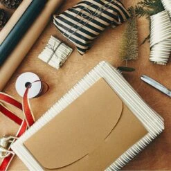 50 Pièces Papier Kraft Enveloppes,Enveloppe De Carte Postale,Creative Rétro Mignon Enveloppe En Forme De Coeur,pour Le Mariage,cadeaux De Fête D'anniversaire (16cmx10.5cm) -Mottetch Boutique 73024891 3