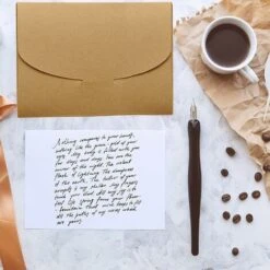 50 Pièces Papier Kraft Enveloppes,Enveloppe De Carte Postale,Creative Rétro Mignon Enveloppe En Forme De Coeur,pour Le Mariage,cadeaux De Fête D'anniversaire (16cmx10.5cm) -Mottetch Boutique 73024891 5