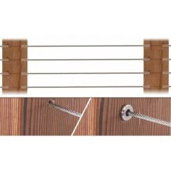 20 Pcs Manchons De Protection En Acier Inoxydable Pour Garde-corps De Câble 1/8 Pouce Poteaux En Bois, Balustrade De Bricolage,——Ephé -Mottetch Boutique 75513177 3