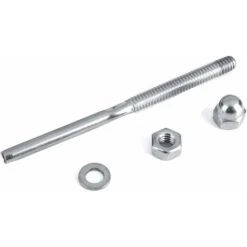 50 Pièces Tendeur De Cable De Garde-Corps De Main Courante En Acier Inoxydable, Embout De Goujon De Fileté Pour De Cable De 1/8 Pouce (50 Paquets)-KoleZ -Mottetch Boutique 75513370 5