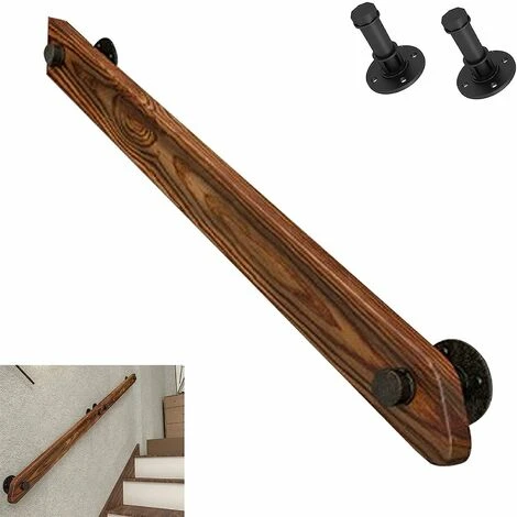 Main Courante Main Courante D'escalier 30cm, Mains Courantes Intérieures En Bois Antidérapantes De Sécurité, Rampes De Terrasse De Lofts De Couloir De Jardin Fixés Au Mur, Tige,Seuçais 1 Main Courante Main Courante D'escalier 30cm, Mains Courantes Intérieures En Bois Antidérapantes De Sécurité, Rampes De Terrasse De Lofts De Couloir De Jardin Fixés Au Mur, Tige,Seuçais