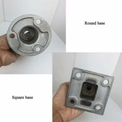 Edelstahl-Glasgeländerpfosten Runder Schwimmbad-Geländerpfosten Dicke Basis Ohne Handlauf Glaspfosten Vom Boden Bis Zur Decke (160 Mm), 13Thirteen -Mottetch Boutique 75591484 5