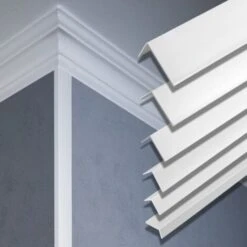 2 Mètres Baguette D'angle PVC Plastique Effector F Profile: 5x17mm - F25