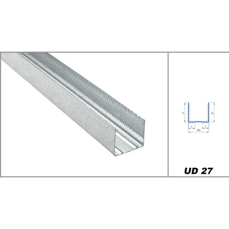 CD UD CW UA Profilés Pour Cloisons Sèches 2-3m Profilé De Plafond: UD 27, 12 Mètres 3 CD UD CW UA Profilés Pour Cloisons Sèches 2-3m Profilé De Plafond: UD 27, 12 Mètres – Image 3