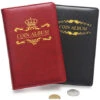 Album Pieces De Monnaie 120 Pochettes, Album De Collection Pieces De Monnaie, Album De Pièces En Cuir, Classeur Pour Monnaie De Différentes Tailles De Petites Aux Moyennes Pièces (Rouge+noir)
