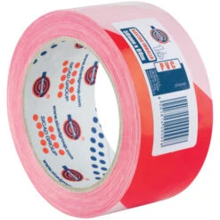 Ruban Adhésif Rouge Et Blanc PVC 350 50 Mm X 66 M - EUROCELL - PE07PA0034 -Mottetch Boutique 78754232 3
