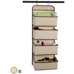 Sac De Rangement Suspendu En Tissu Non Tissé, Sac De Rangement Suspendu Pour Porte Murale Dans Le Salon Chambre à Coucher Cuisine Pour Jouets Cosmétiques Ustensiles De Cuisine,printing32x11x98cm -Mottetch Boutique 78767473 5