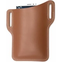 Coque De Téléphone Portable Pour Homme étui En Cuir Anneau De Téléphone Portable étui En Cuir Ceinture Sac Accessoires Portefeuille En Cuir Portefeuille De Téléphone Portable Sac De Course Voyage Camp