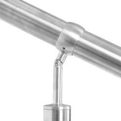 Rampe D'escalier En Acier Affiné 100cm Rambarde Main Courante Balustrade Escalier Pied De Support -Mottetch Boutique 8020508 5