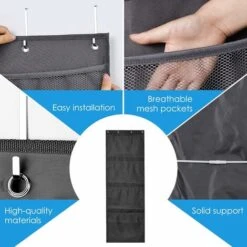 Rangement Pour Animaux En Peluche, Sac Organisateur Au-dessus De La Porte Pour Peluches, Jouets Pour Enfants, Accessoires Pour Bébé, Support De Rangement Suspendu Pour Chambre D'enfant, Salle De Bain, -Mottetch Boutique 80873490 4