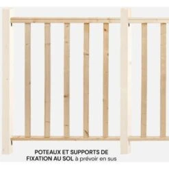 CITY - Kit De Remplissage Pour Garde-corps 2m En Bois -Mottetch Boutique 83689447 4