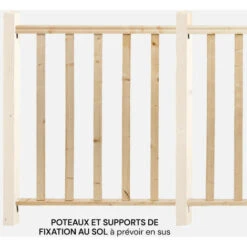 CITY - Kit De Remplissage Pour Garde-corps 2m En Bois -Mottetch Boutique 83689447 5