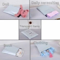 100pcs 25cm X35cm Sacs D'expédition En Plastique Sacs Postaux Auto-adhésifs Sacs D'enveloppe D'expédition En Plastique -Mottetch Boutique 85347535 5