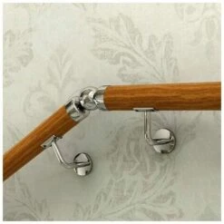 4 Pièces Supports De Main Courante Fixés Au Mur, Supports De Rampe D'escalier En Acier Inoxydable, Support De Main Courante Avec Rosette De Couverture Pour Intérieur Et Extérieur -Mottetch Boutique 86119363 5
