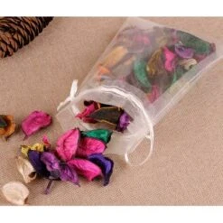 Lot De 100 Pochettes à Bijoux Avec Cordon De Serrage Pour Fête De Mariage, Cadeau De Faveur De Noël, Pochettes Blanches Avec Cordon De Serrage Pour Fête De Mariage, 7,5 X 10 Cm -Mottetch Boutique 87482400 5