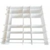 Organisateur De Tiroir, 12 Unité(s), Grille Diviseur De Tiroir, Réglable, Séparateurs De Tiroir En Plastique Pour Sous-vêtements, Chaussettes, Ceintures, Fournitures De Bureau (Blanc)