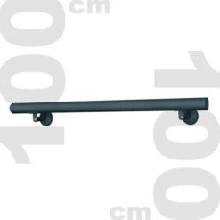 Kit Main Courante Rambarde Support Mural 100cm Anthracite Escaliers Poignée 7 Kit Main Courante Rambarde Support Mural 100cm Anthracite Escaliers Poignée -Mottetch Boutique 8811731 3