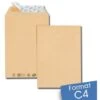 Lot De 50 Enveloppes Kraft Brun C4 Auto-adhésives