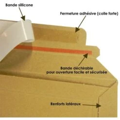 Lot De 5 Enveloppes Carton MEDIA-BOX Compatible Lettre Suivie / Lettre Max La Poste -Mottetch Boutique 8862124 3