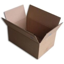 Lot De 10 Boîtes Carton (N°26) Format 260x170x120 Mm