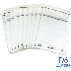 Lot De 10 Enveloppes à Bulles PRO BLANCHES F/6 Format 210x335 Mm -Mottetch Boutique 8862776 3