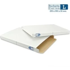 Lot De 5 Boîtes Pochettes Carton L - Hauteur 3cm - Format 254x356 Mm 8 Lot De 5 Boîtes Pochettes Carton L - Hauteur 3cm - Format 254x356 Mm -Mottetch Boutique 8863112 4