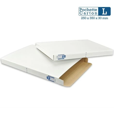 Lot De 5 Boîtes Pochettes Carton L - Hauteur 3cm - Format 254x356 Mm 4 Lot De 5 Boîtes Pochettes Carton L - Hauteur 3cm - Format 254x356 Mm – Image 4
