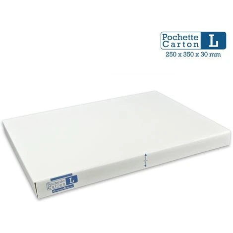 Lot De 5 Boîtes Pochettes Carton L - Hauteur 3cm - Format 254x356 Mm 5 Lot De 5 Boîtes Pochettes Carton L - Hauteur 3cm - Format 254x356 Mm – Image 5