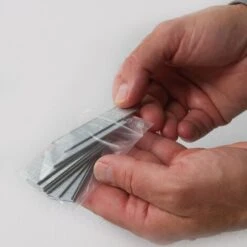 Lot De 100 Sachets Plastiques à Fermeture ZIP 60x80mm Standard 50µ