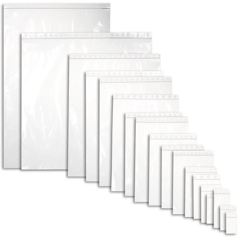 Lot De 100 Sachets Plastiques à Fermeture ZIP 150x220mm Standard 50µ 5 Lot De 100 Sachets Plastiques à Fermeture ZIP 150x220mm Standard 50µ – Image 5