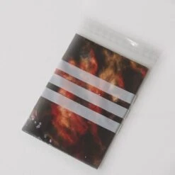 Lot De 100 Sachets Plastiques à Fermeture ZIP 160x220mm + 3 Bandes Blanches