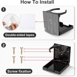 2X Universel Réglable Tasse De Boisson Porte-gobelet Voiture Camion Bateau, Ajustable -Mottetch Boutique 88768810 5