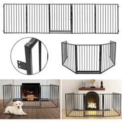 Randaco Barrière De Sécurité Enfant Bébé, Animaux 3 Mètres 5 Panneaux 30576cm