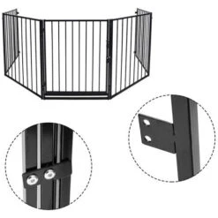 Randaco Barrière De Sécurité Enfant Bébé, Animaux 3 Mètres 5 Panneaux 30576cm -Mottetch Boutique 89690262 5