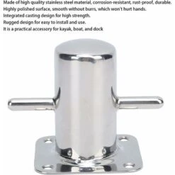 Amarrage De Bateau Croix D'amarrage Bollard Taquet De Quai De Bateau Amarrage Simple Accessoire De Quincaillerie -Mottetch Boutique 89775024 3