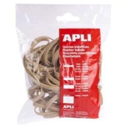 Caoutchouc élastique Caoutchouc Brun 80x2mm 100 Gr.