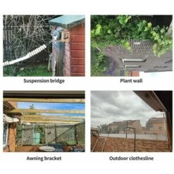 30m Corde En Acier Inoxydable à Suspendre Kit,2mm Câble En Acier Inoxydable Revêtu Avec Tendeur Et Crochets,pour Suspension Lumineuse,plante Grimpante,corde A Linge,rideau Pergola,rambarde. -Mottetch Boutique 90519650 5