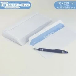 Lot De 100 Enveloppes Blanches DL - Gamme Courrier+ (sans Fenêtre) 9 Lot De 100 Enveloppes Blanches DL - Gamme Courrier+ (sans Fenêtre) -Mottetch Boutique 90825688 5